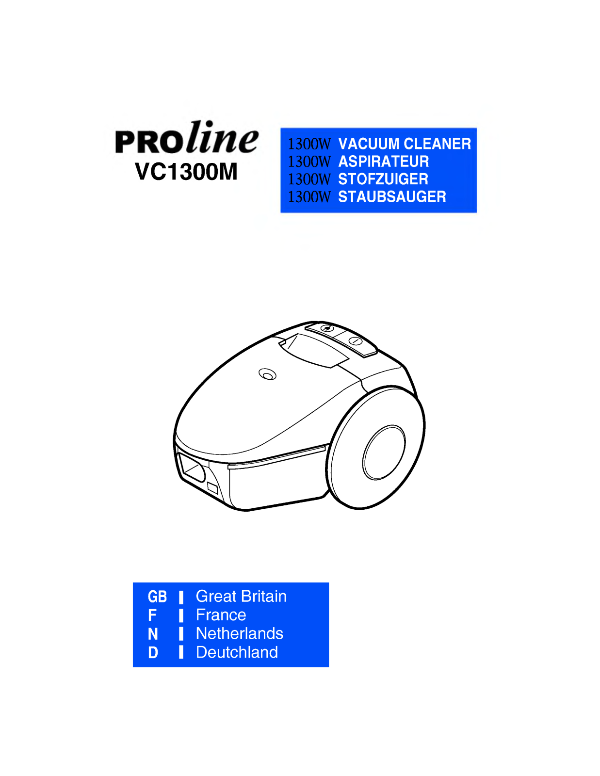 LG VC1300M User Manual