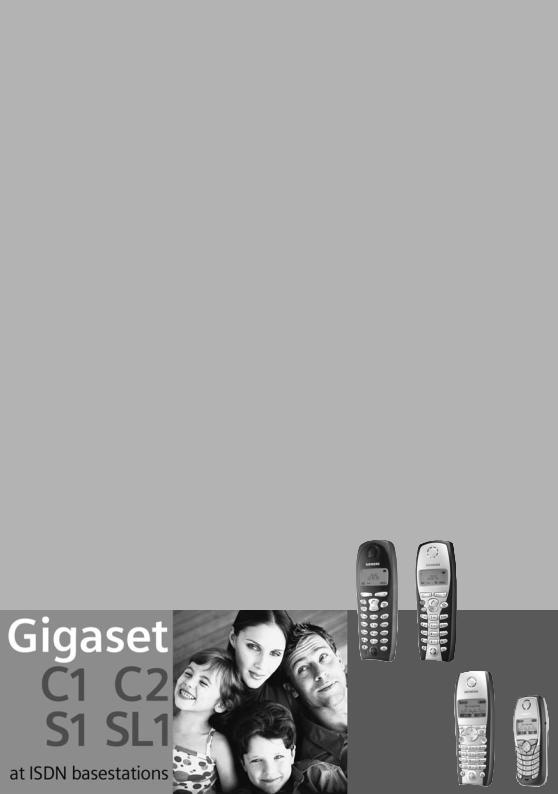 Siemens GIGASET C1, GIGASET C2, GIGASET S1, GIGASET SL1 Operating Manual