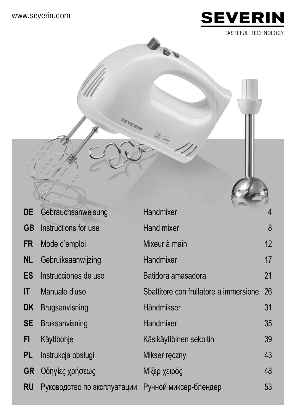 Severin HM 3822 User Manual