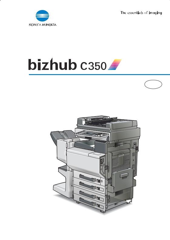 Konica minolta BIZHUB C350 User Manual