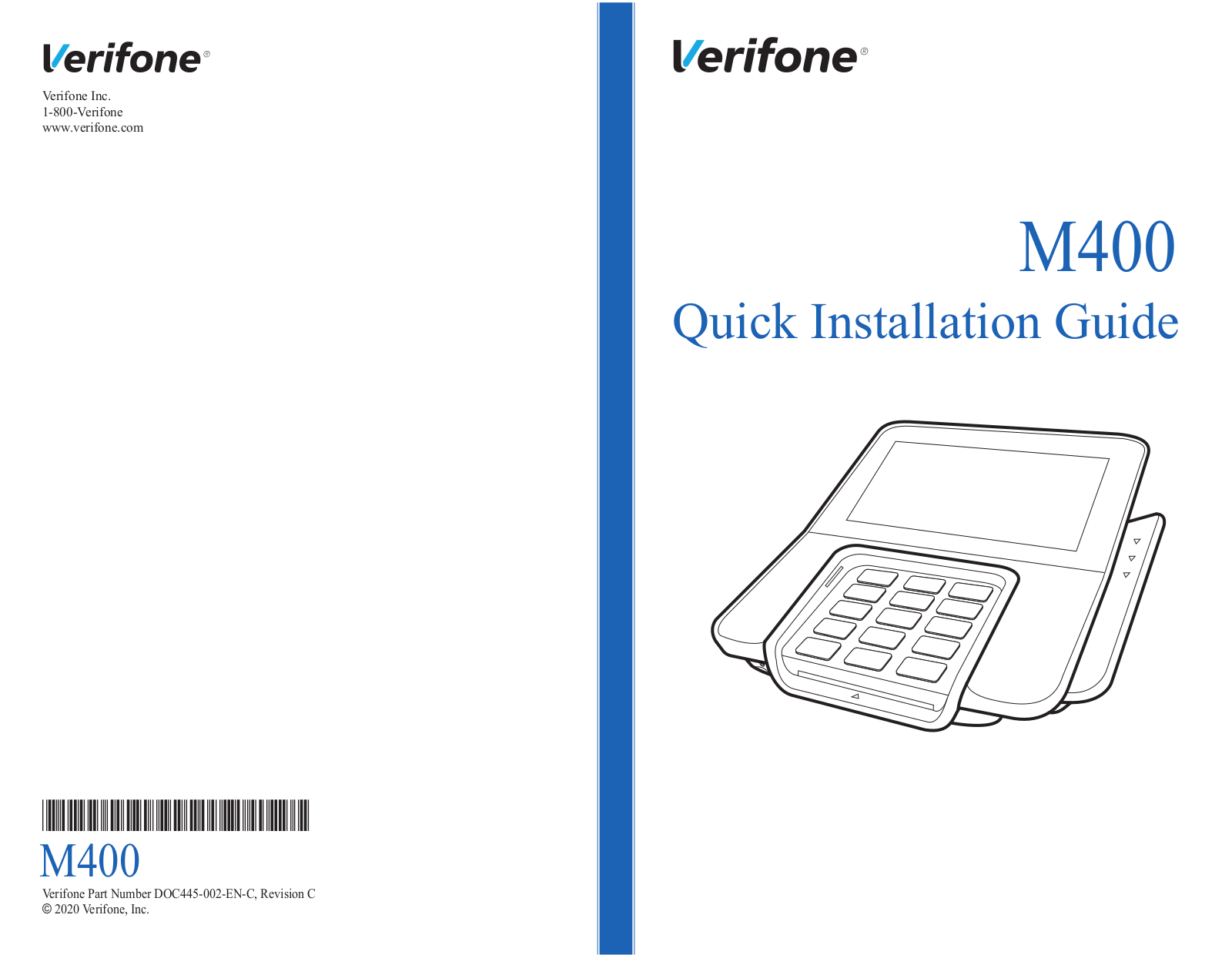 Verifone M400 Installation Guide