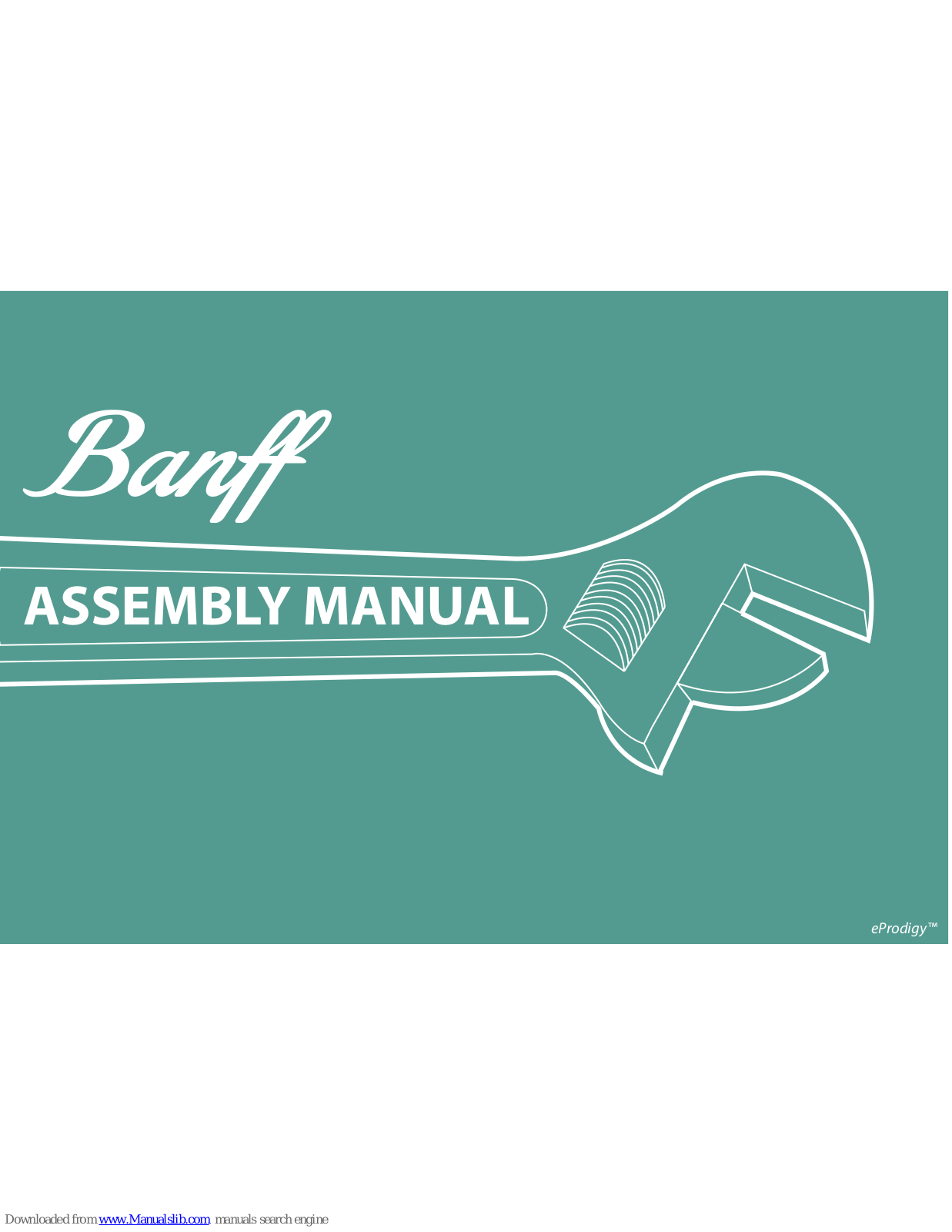 BAnff eProdigy Assembly Manual - ManualMachine.com