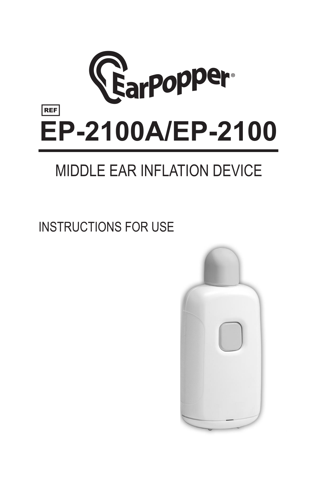 EarPopper EP-2100A, EP-2100 USER MANUAL - ManualMachine.com