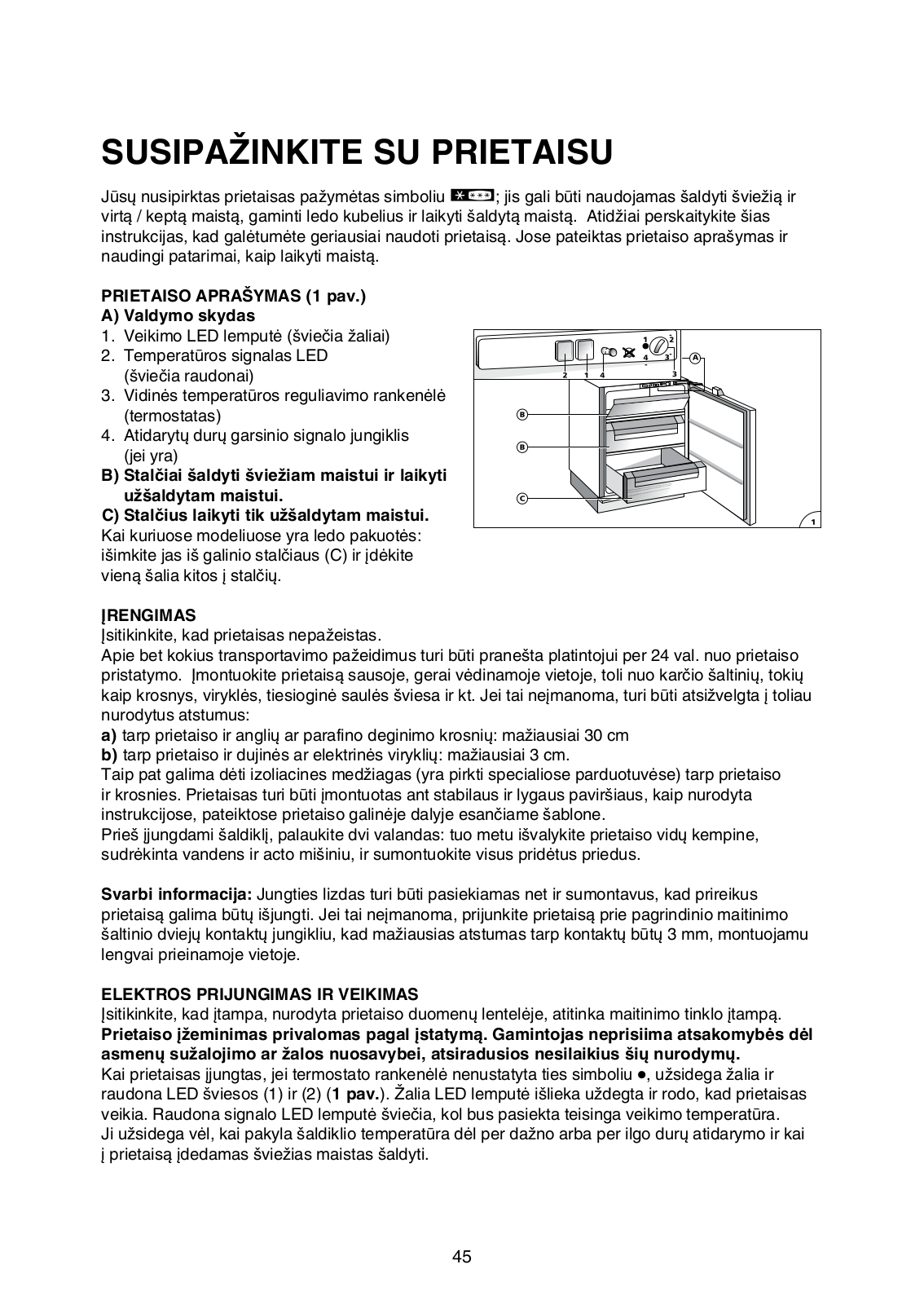 WHIRLPOOL AFB 828/A+ User Manual