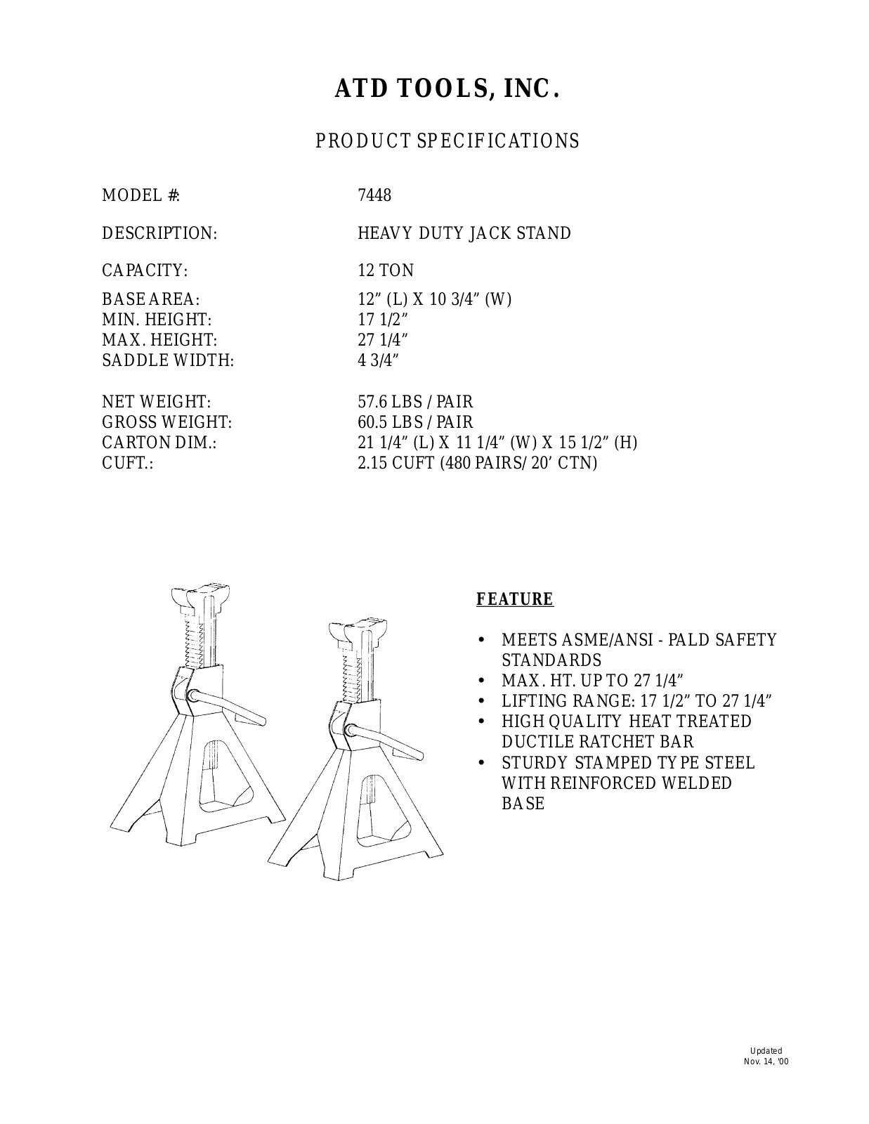 ATD Tools 7448 User Manual