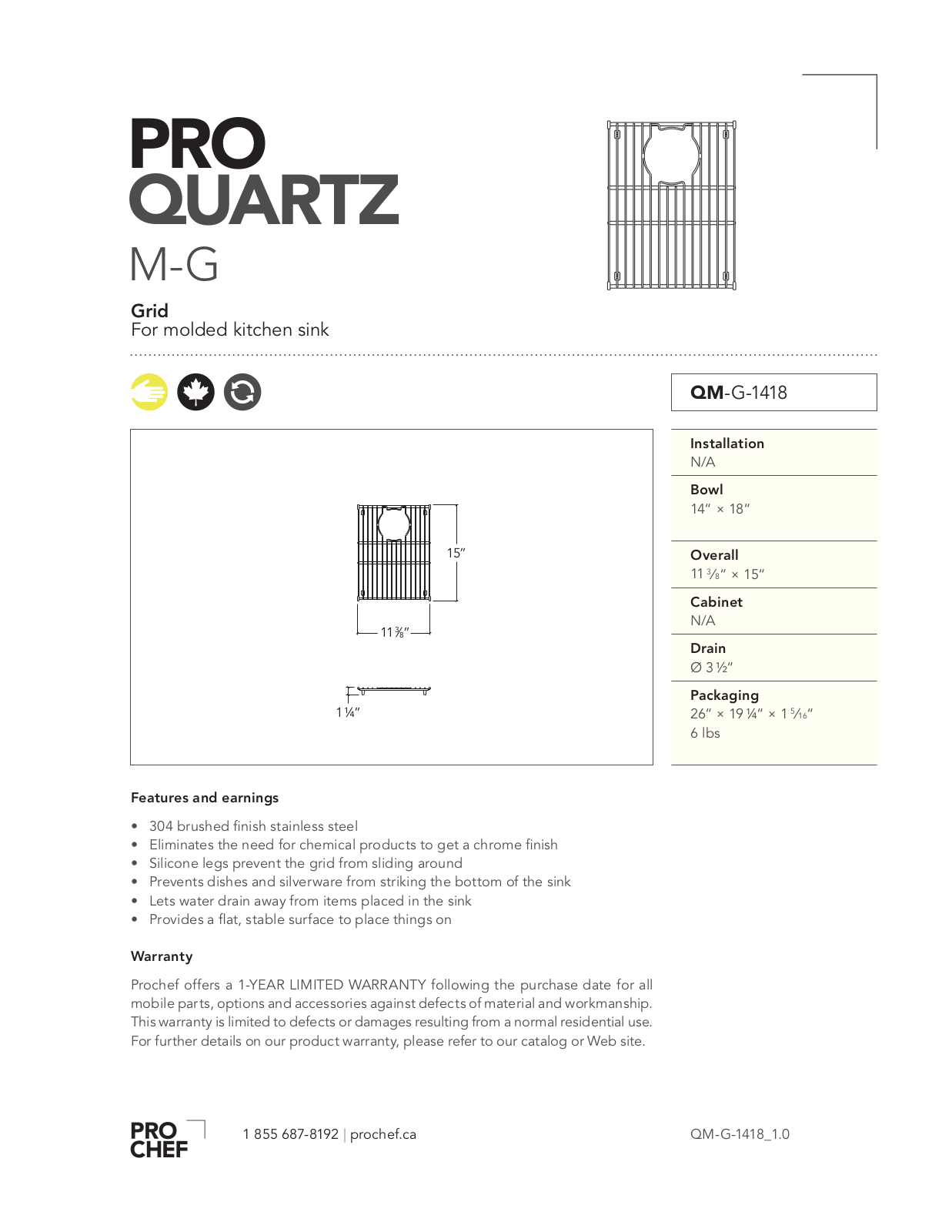 Julien QM-G-1418 User Manual