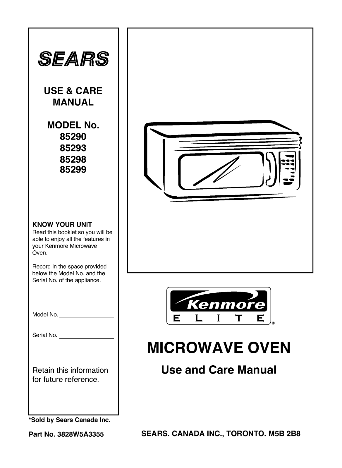 LG 85293, 85299, 85290, 85298 User Manual