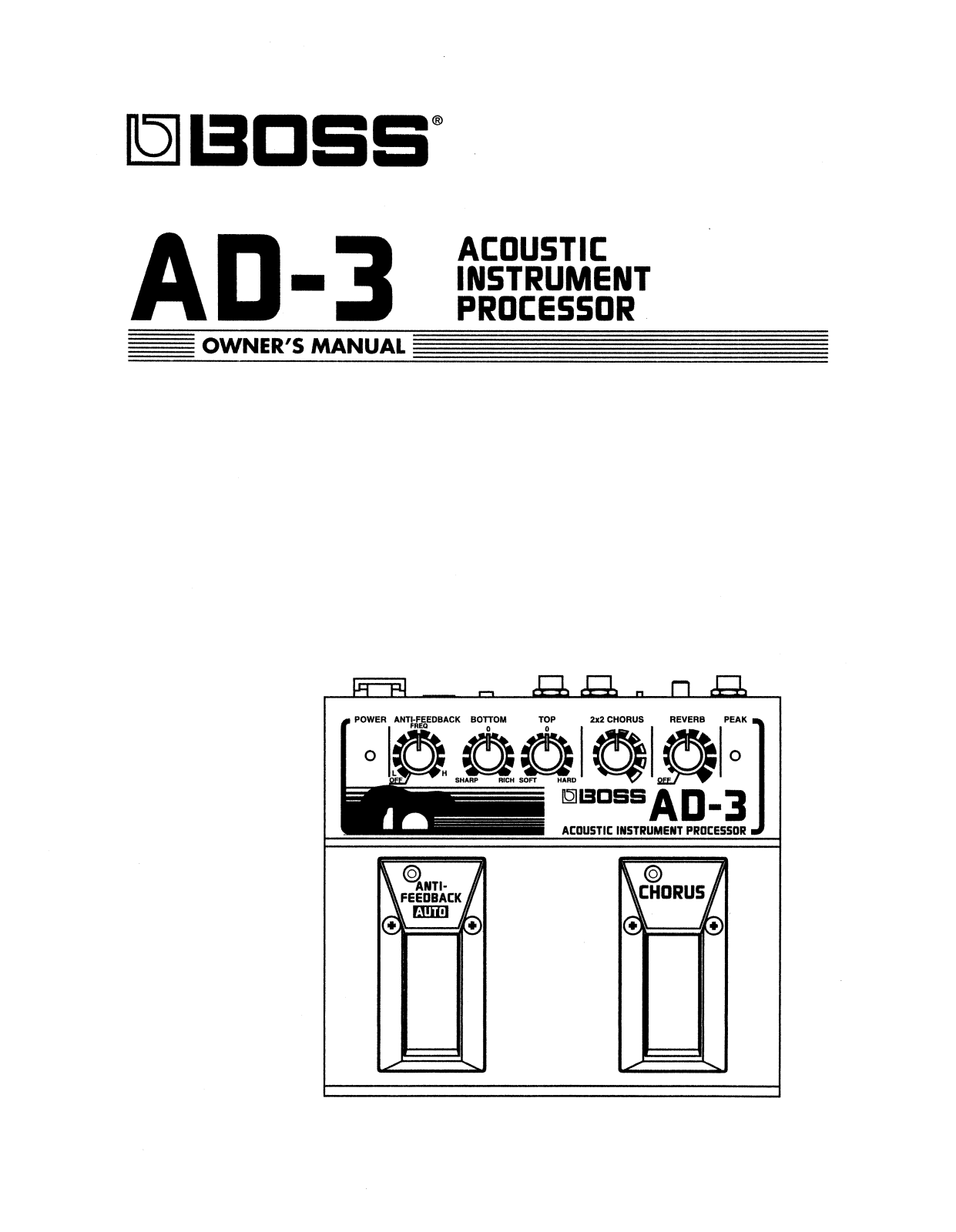 Roland AD 3 Service Manual