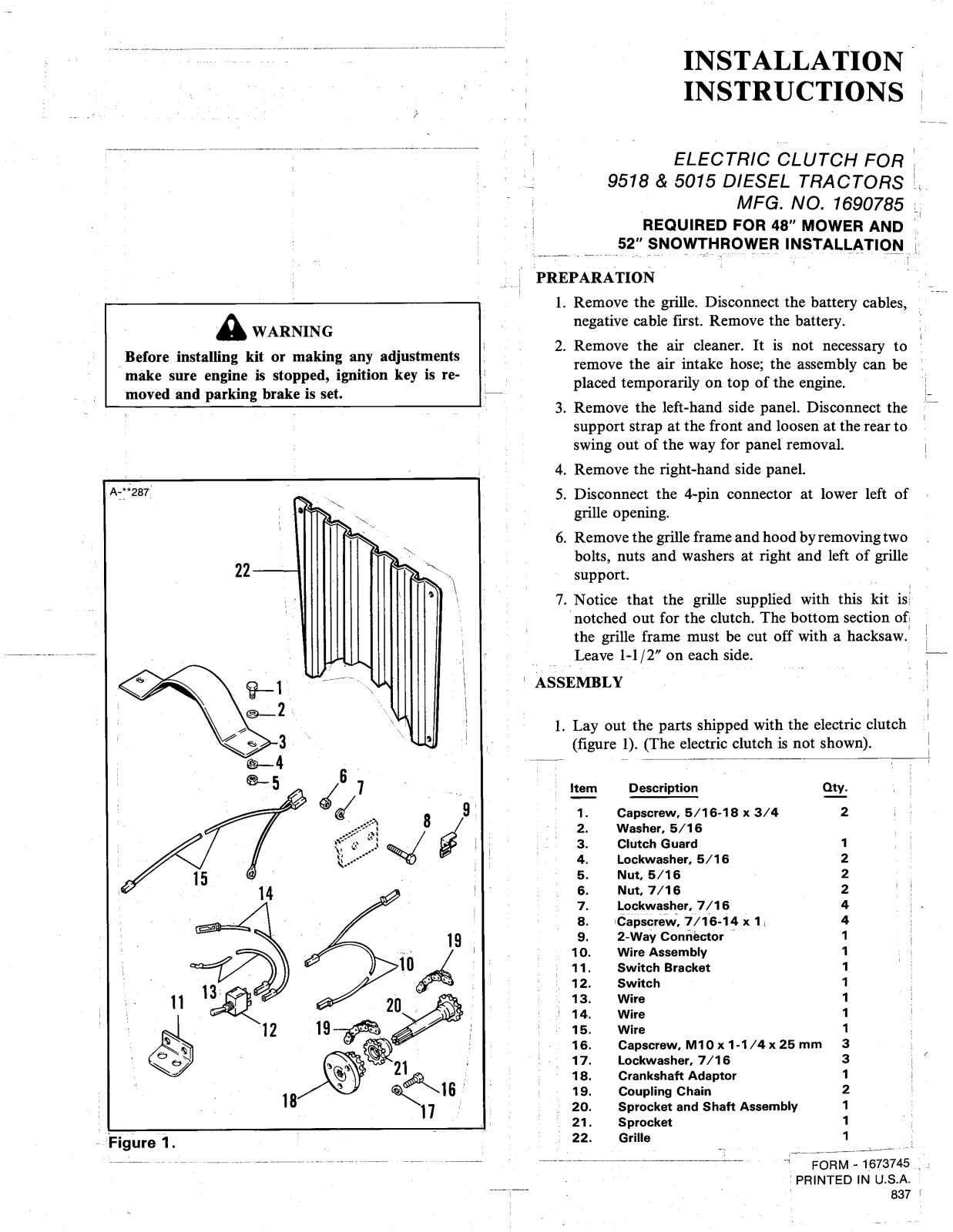 Snapper 1690785 User Manual