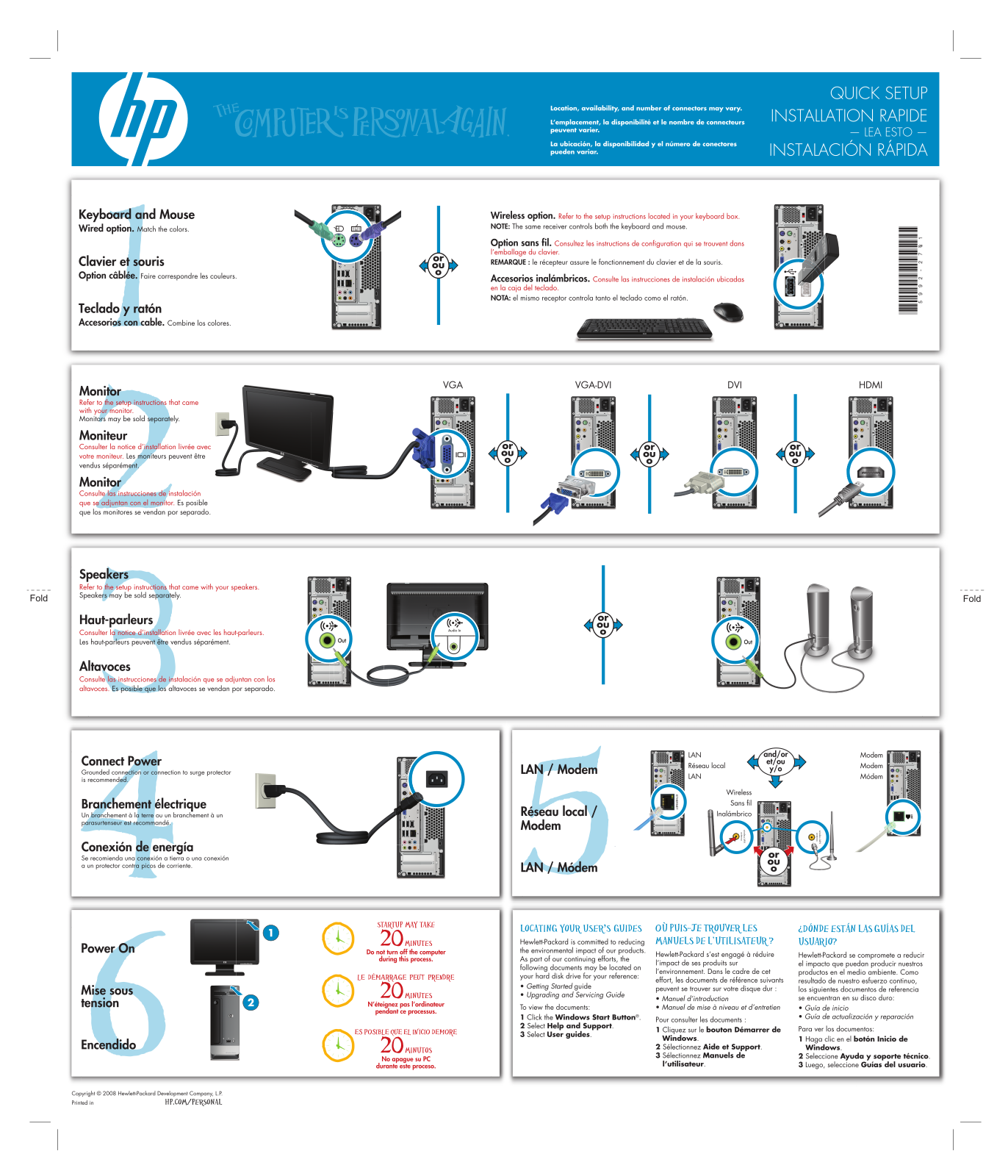 HP THE COMPUTER IS PERSONAL AGAIN User Manual