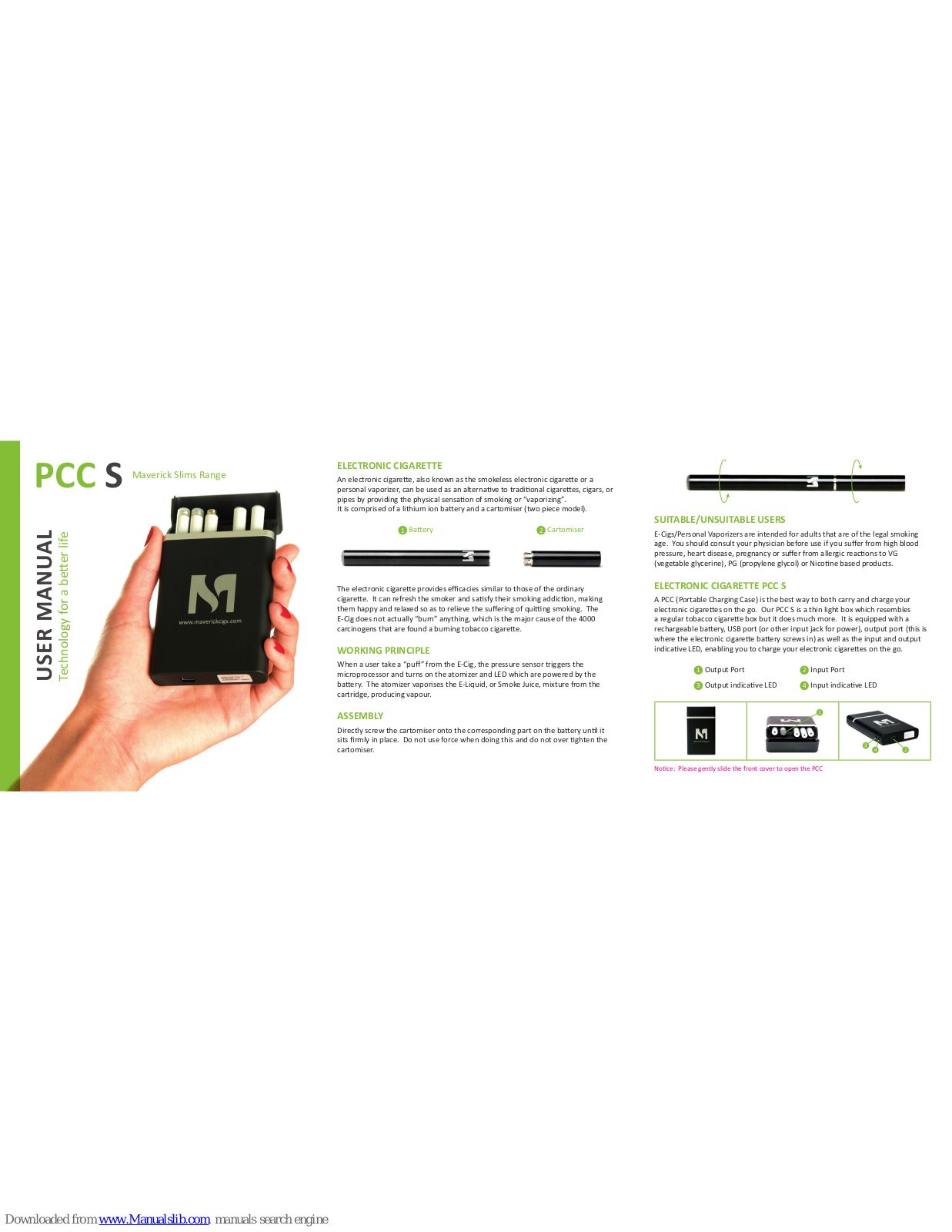 MaverickCigs PCC S User Manual