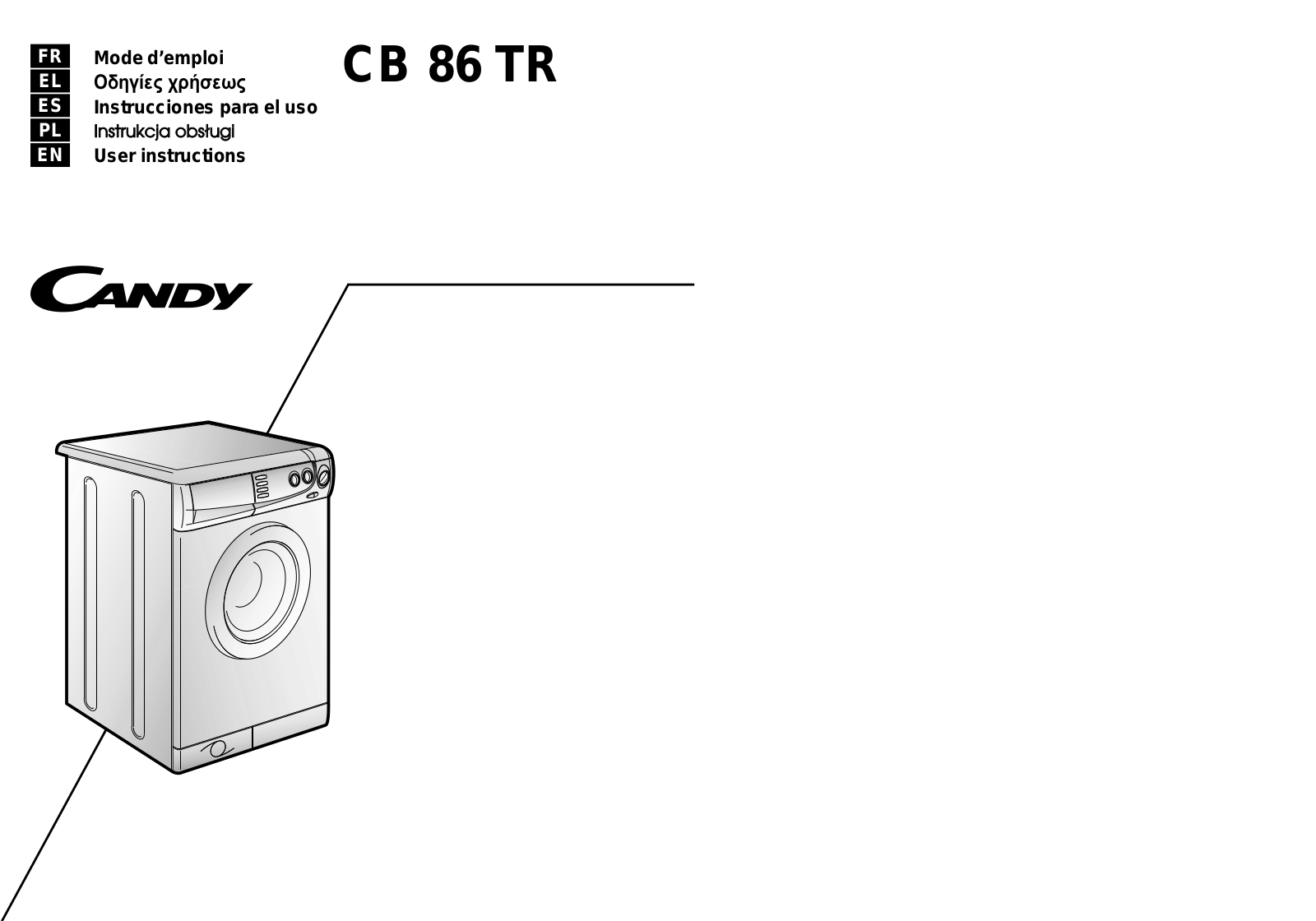 Candy CB 86TR User Manual