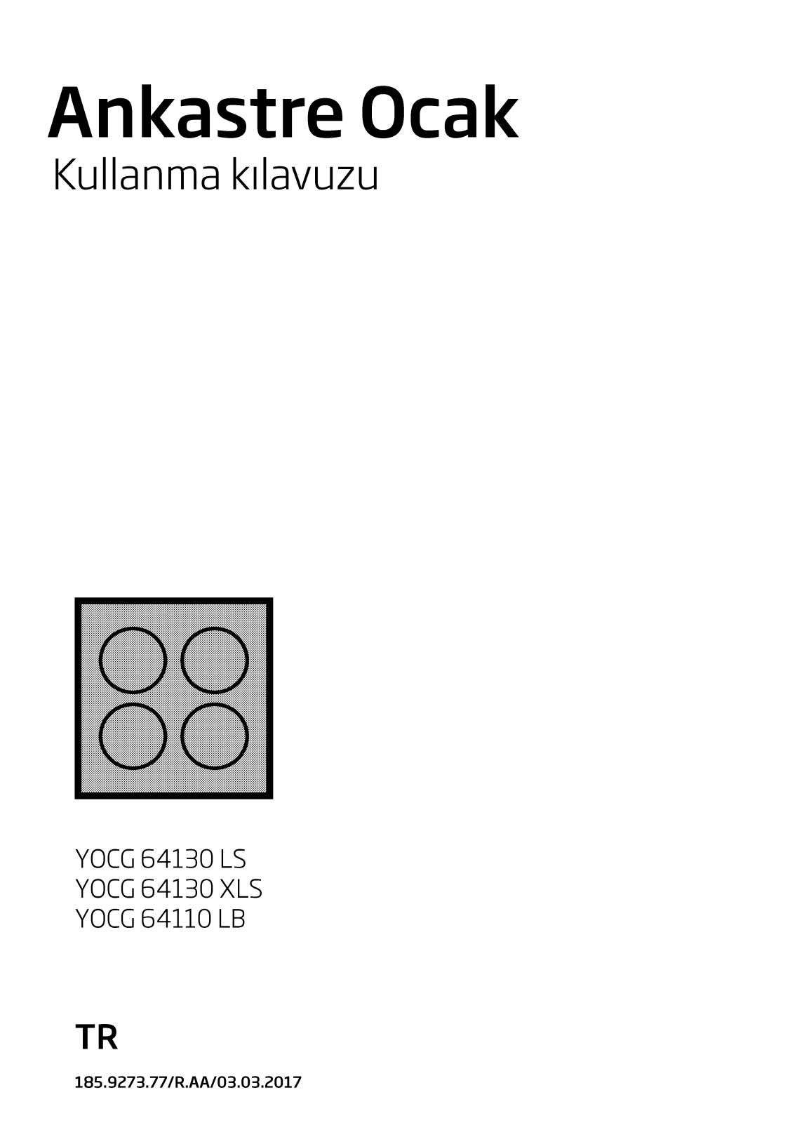 Beko YOCG 64130 LS, YOCG 64130 XLS, YOCG 64110 LB User manual