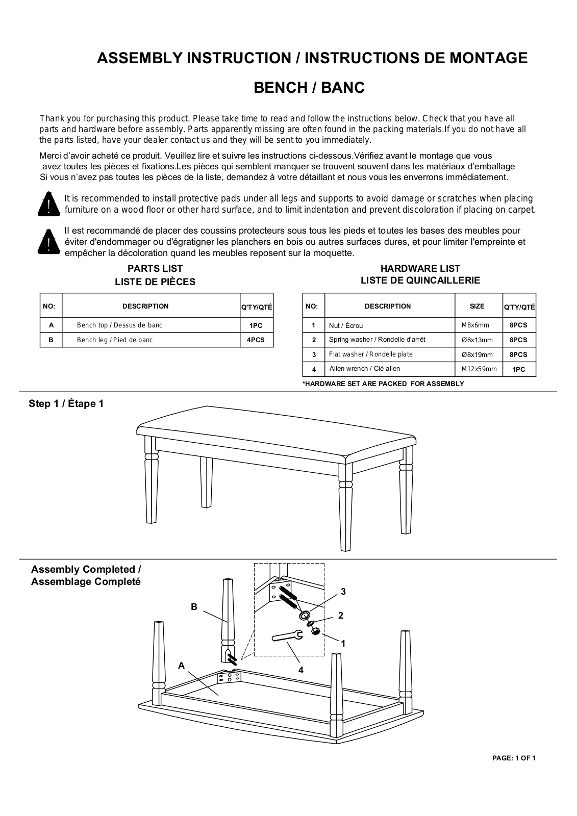 Alcott Hill ALCT4611 Installation & Assembly - ManualMachine.com
