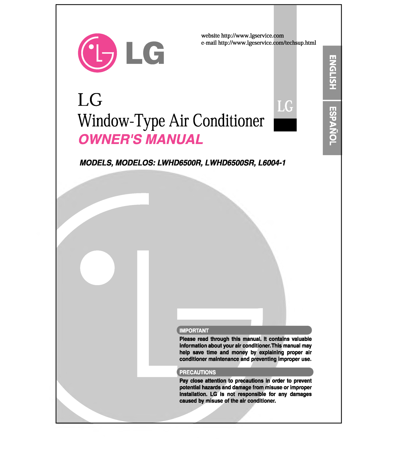 LG L6004RA User Manual