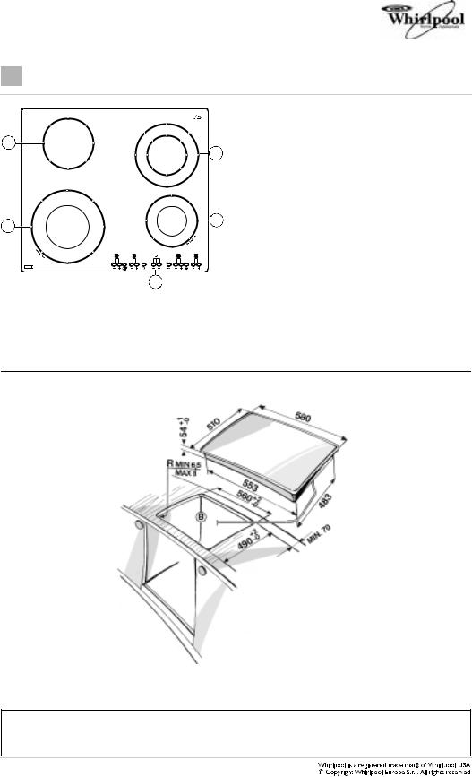 Whirlpool AKT 842 DATASHEET