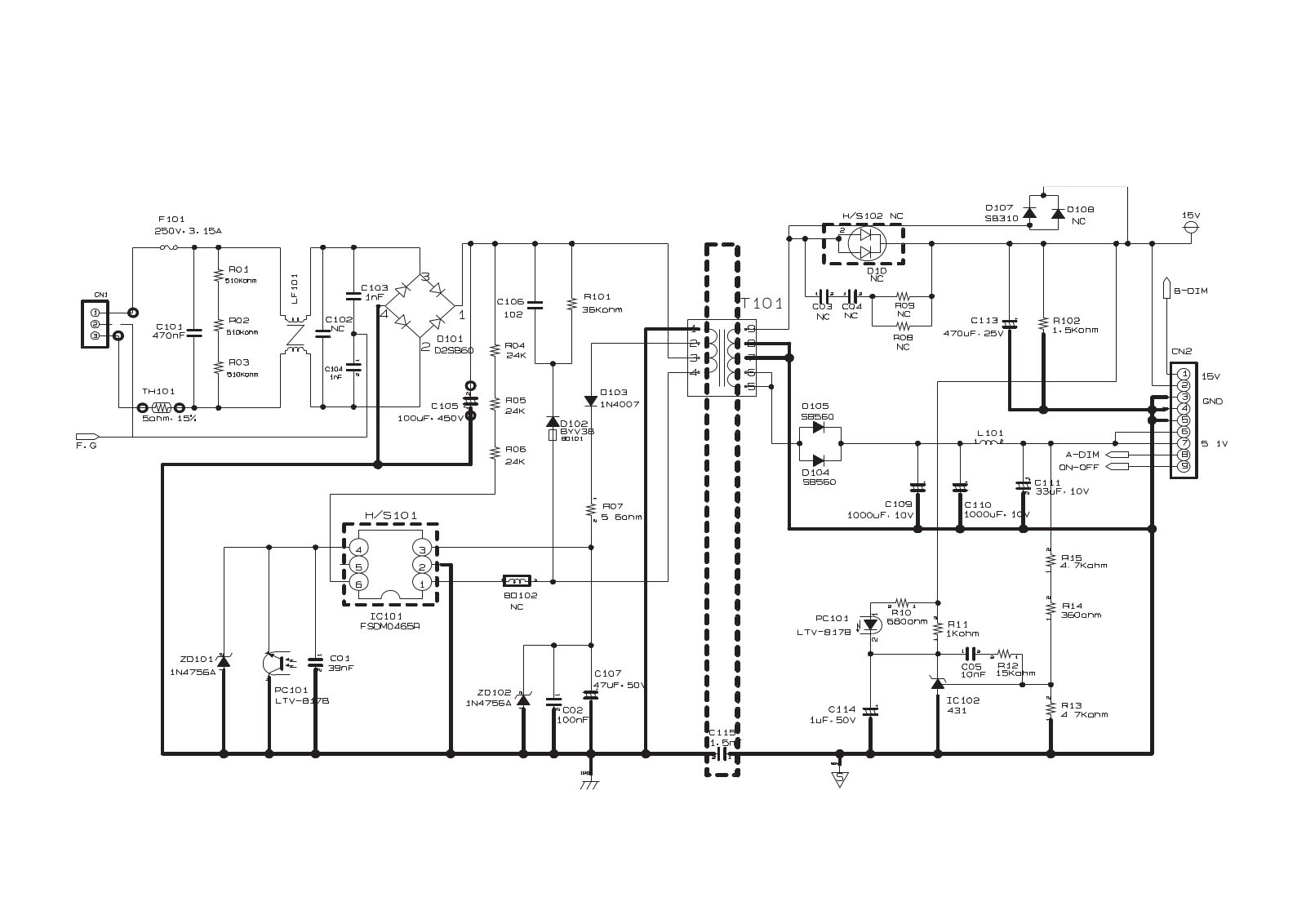 SAMSUNG BN44-00164A schematic