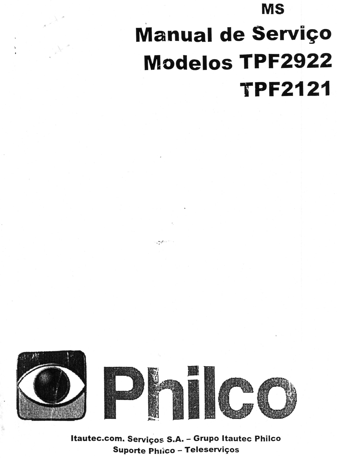 Philco TPF2922, TPF2121 Schematic