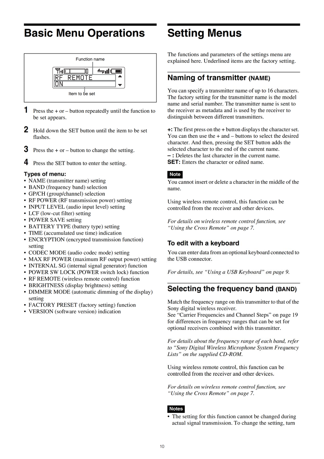 Sony DWTB01NI User Manual