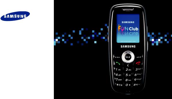 Samsung SGH-X620 User Manual