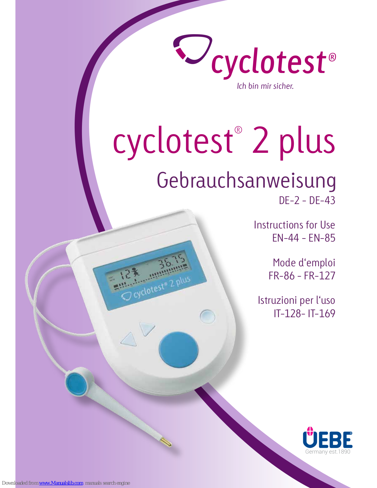 cyclotest 2 plus Instructions For Use Manual - ManualMachine.com