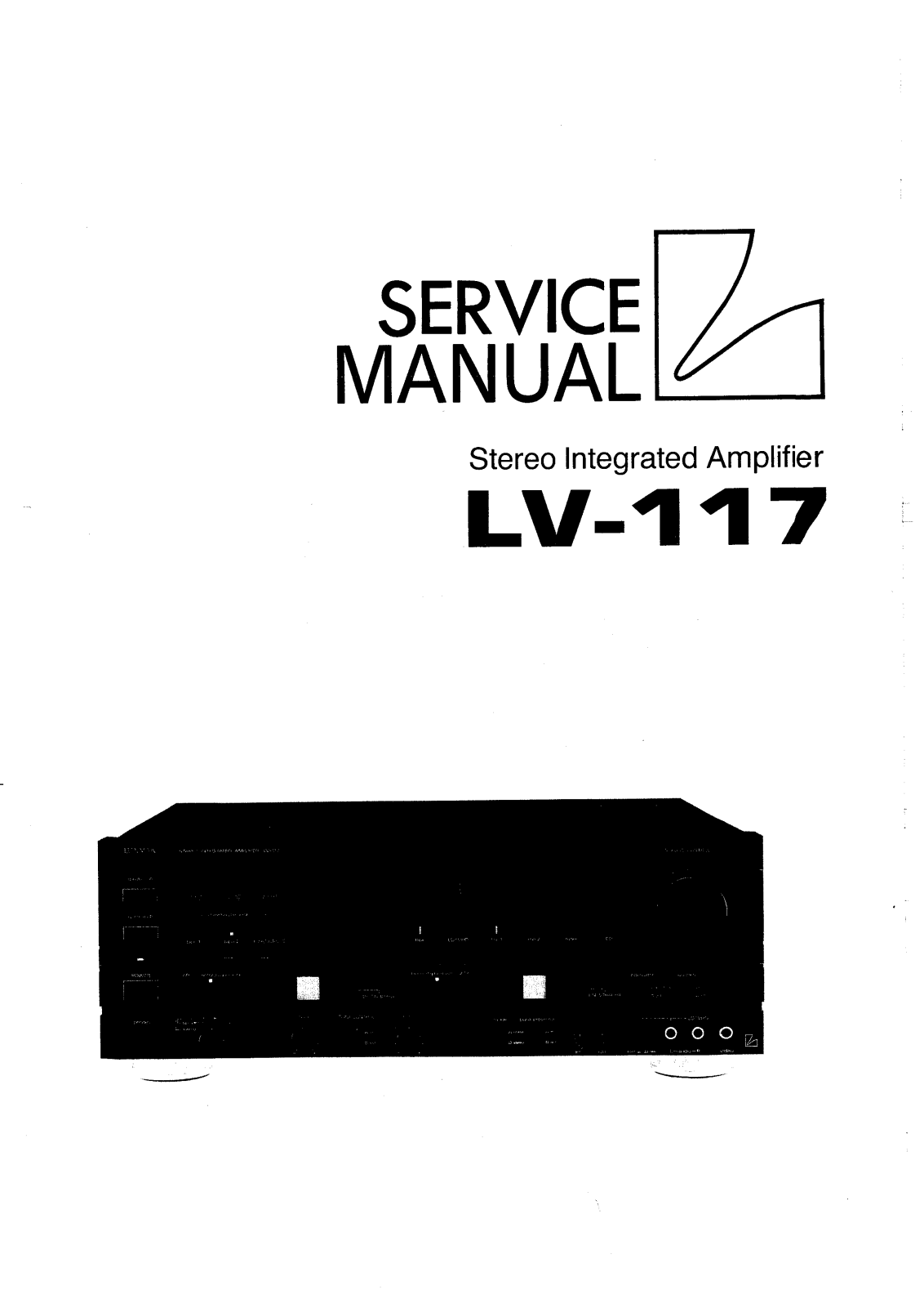 Luxman LV-117 Service manual