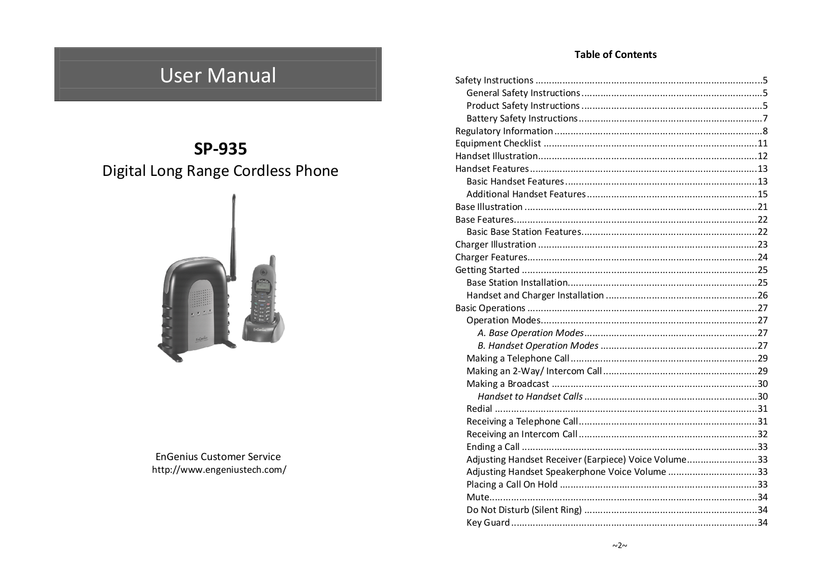 EnGenius Technologies SP935 User Manual