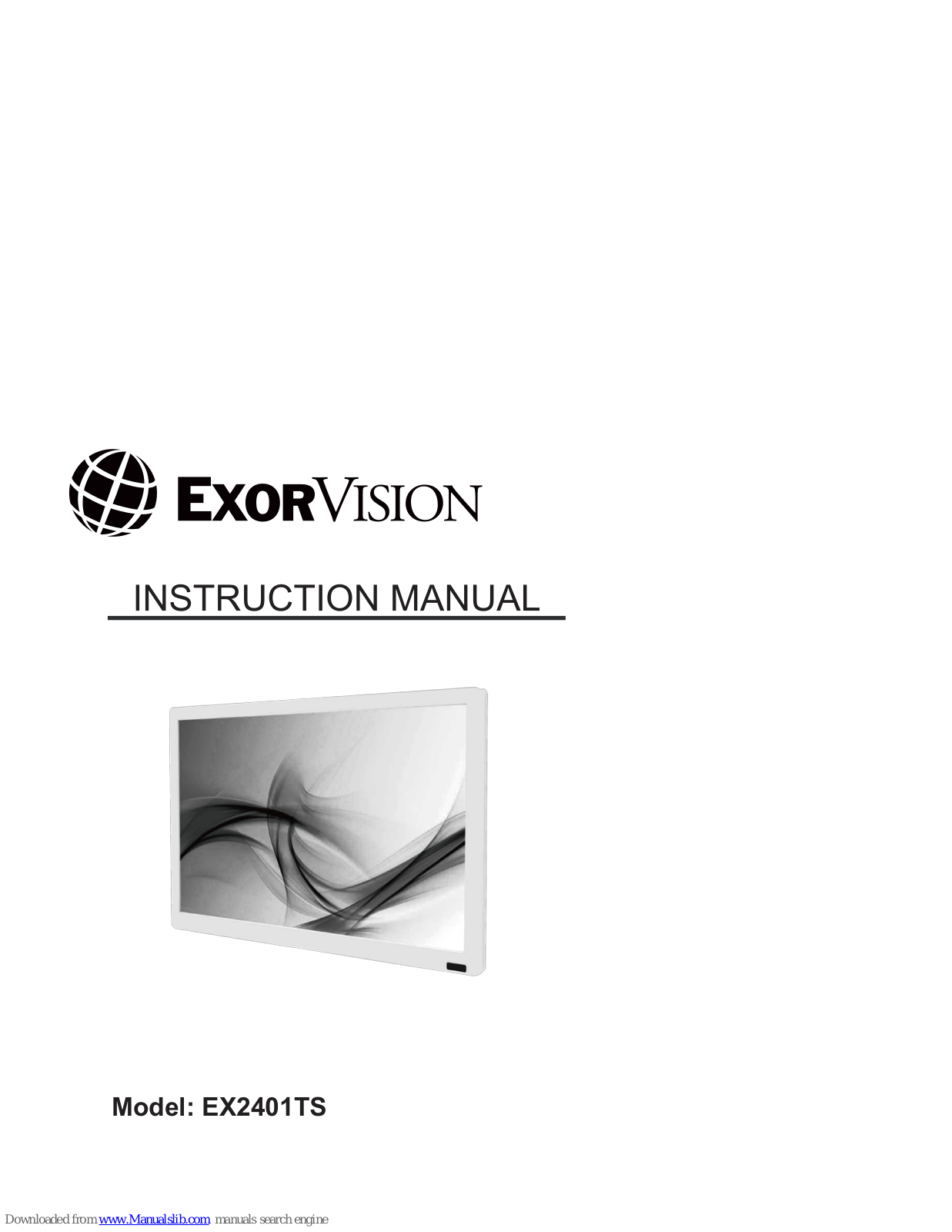 ExorVision EX2401TS Instruction Manual
