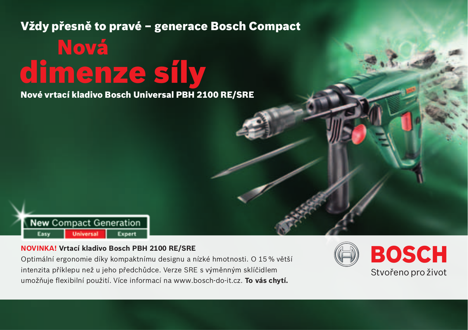 Bosch PBH 2100 SRE User Manual