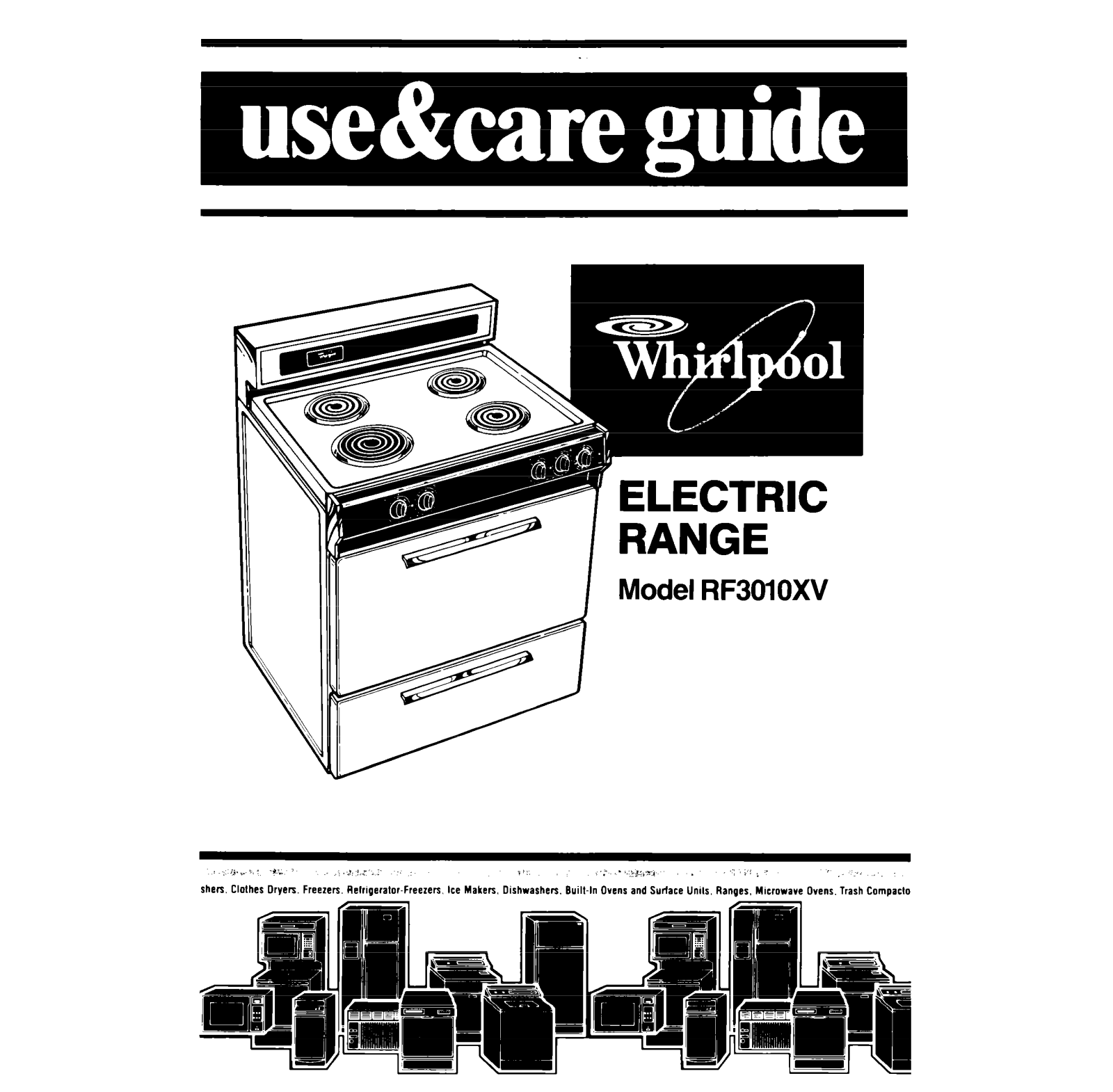Whirlpool RF3OlOXV User Manual - ManualMachine.com