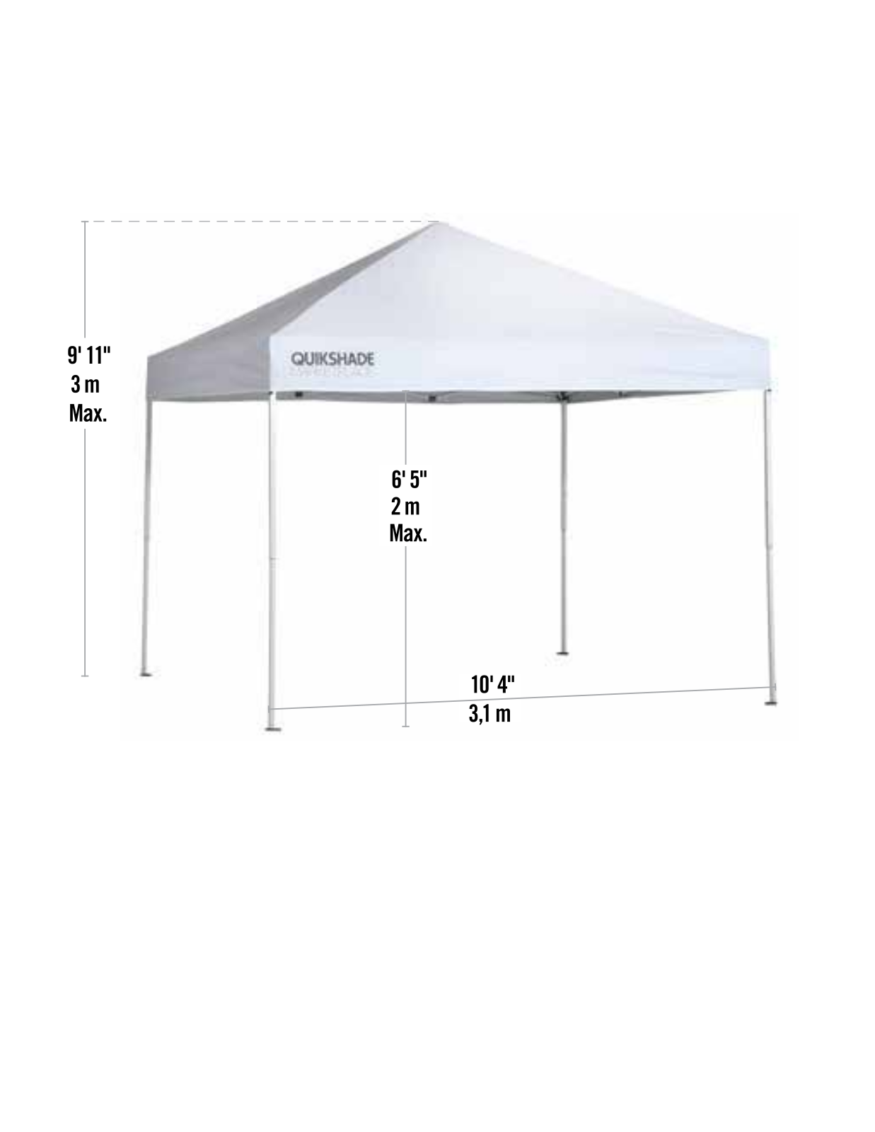 QuikShade BSP1247 Dimensions - ManualMachine.com