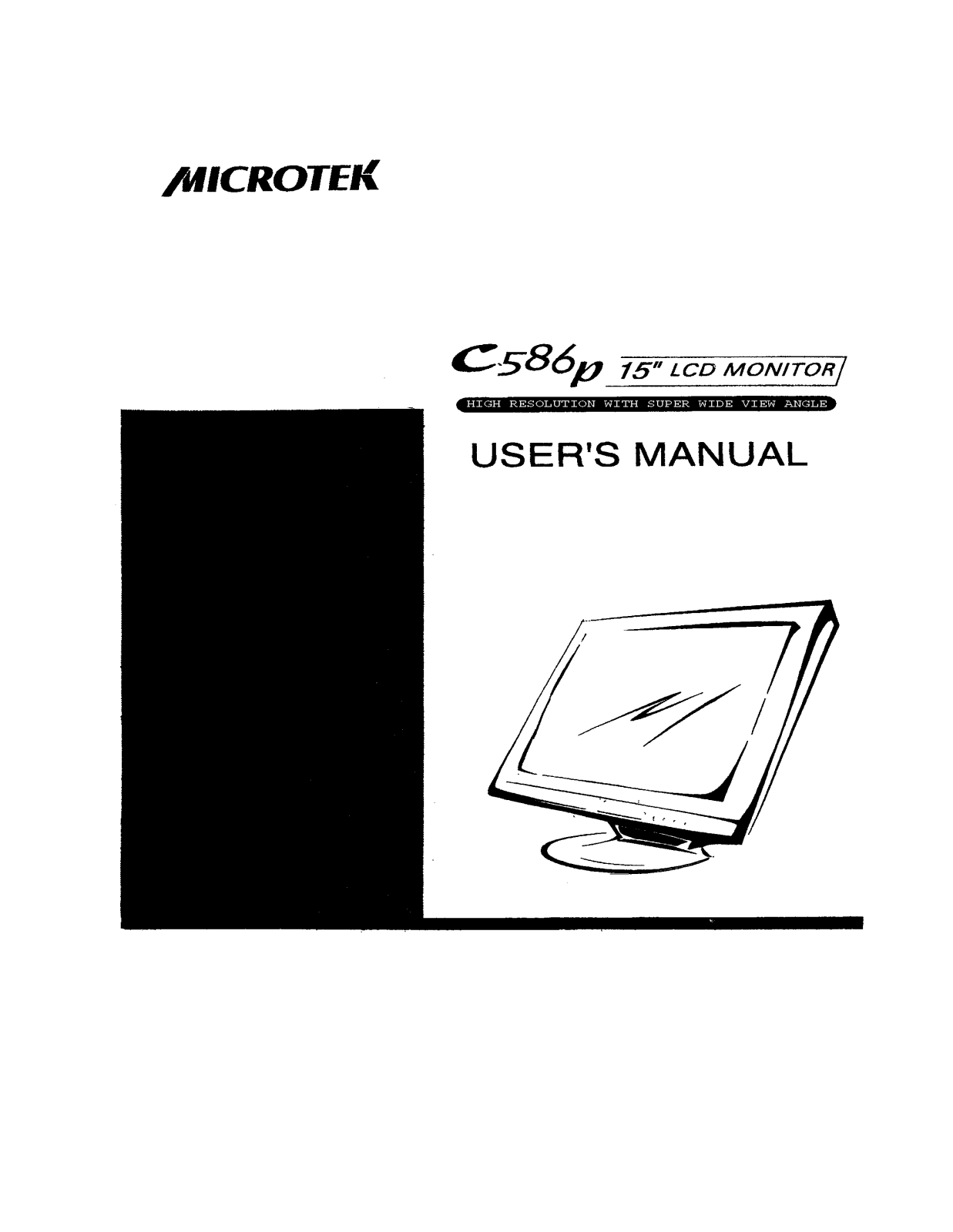 Microtek GNC M C586P XXXX User Manual