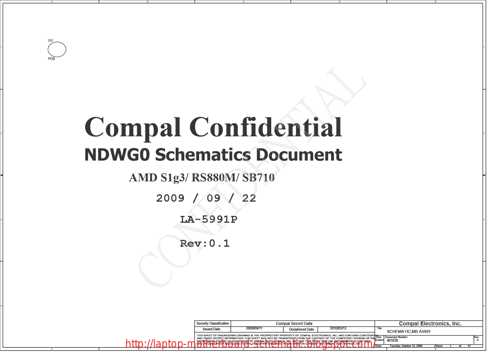 eMachines E430, E630 Schematics