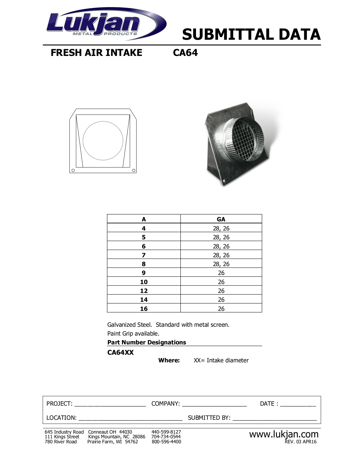 Lukjan CA64 User Manual - ManualMachine.com