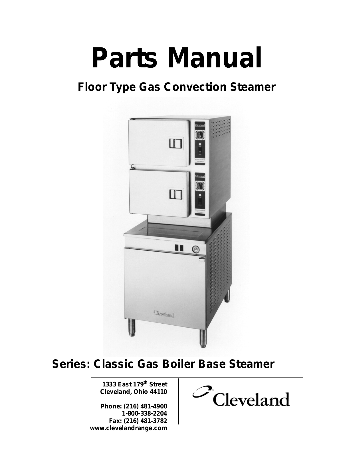 Cleveland 36-CGM-36 Parts List