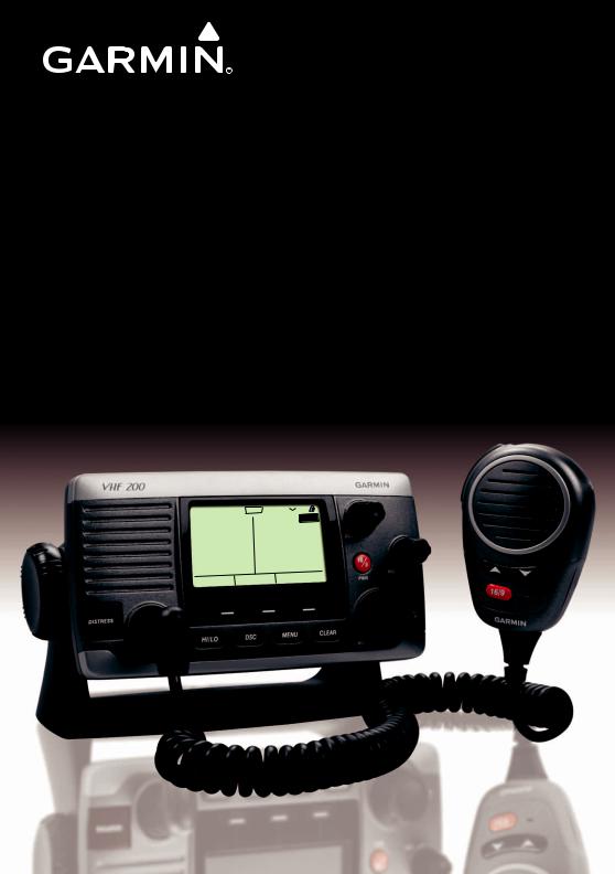 Garmin VHF 200, VHF 100 User manual