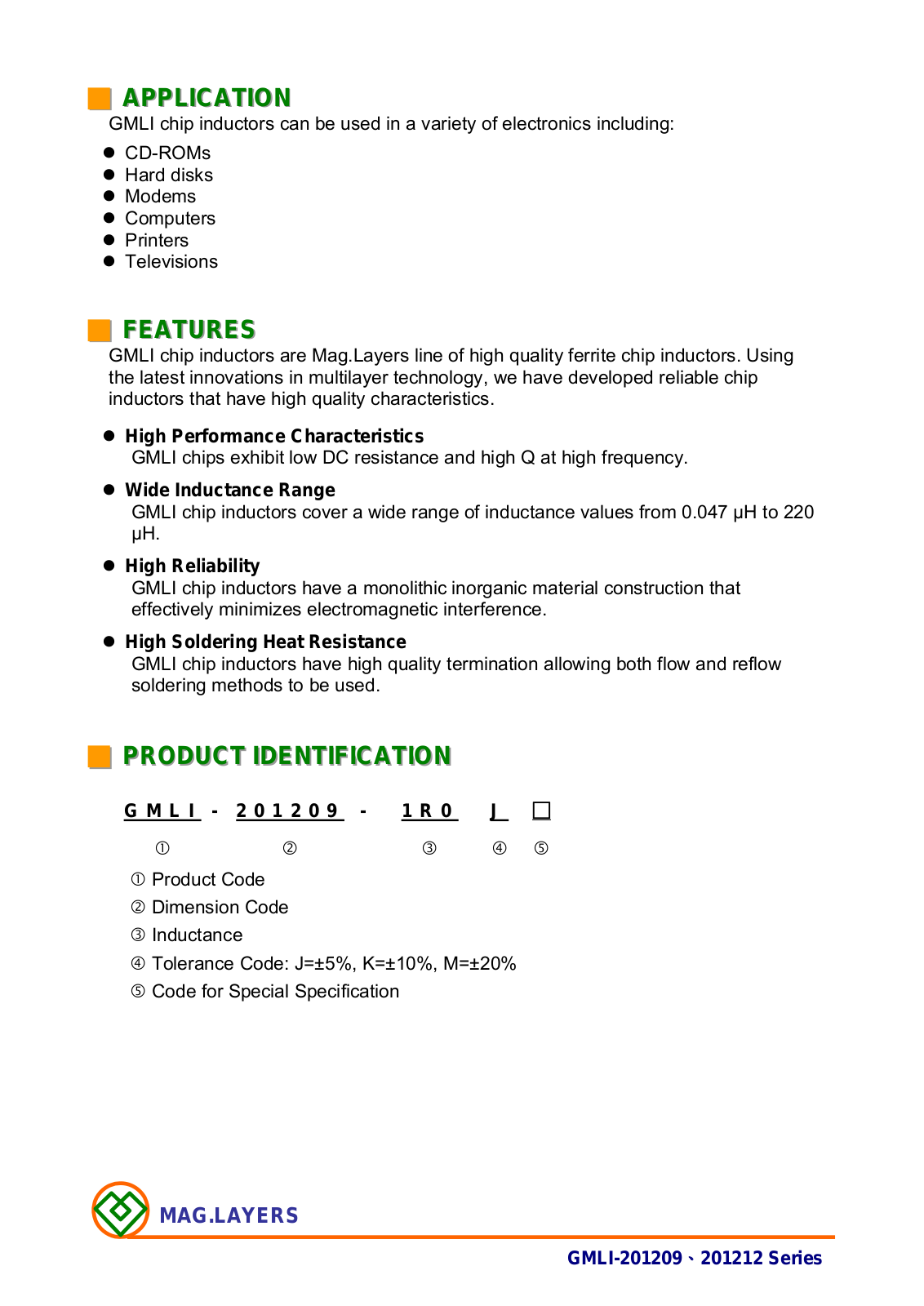 Mag Layers GMLI-201209-12 User Manual