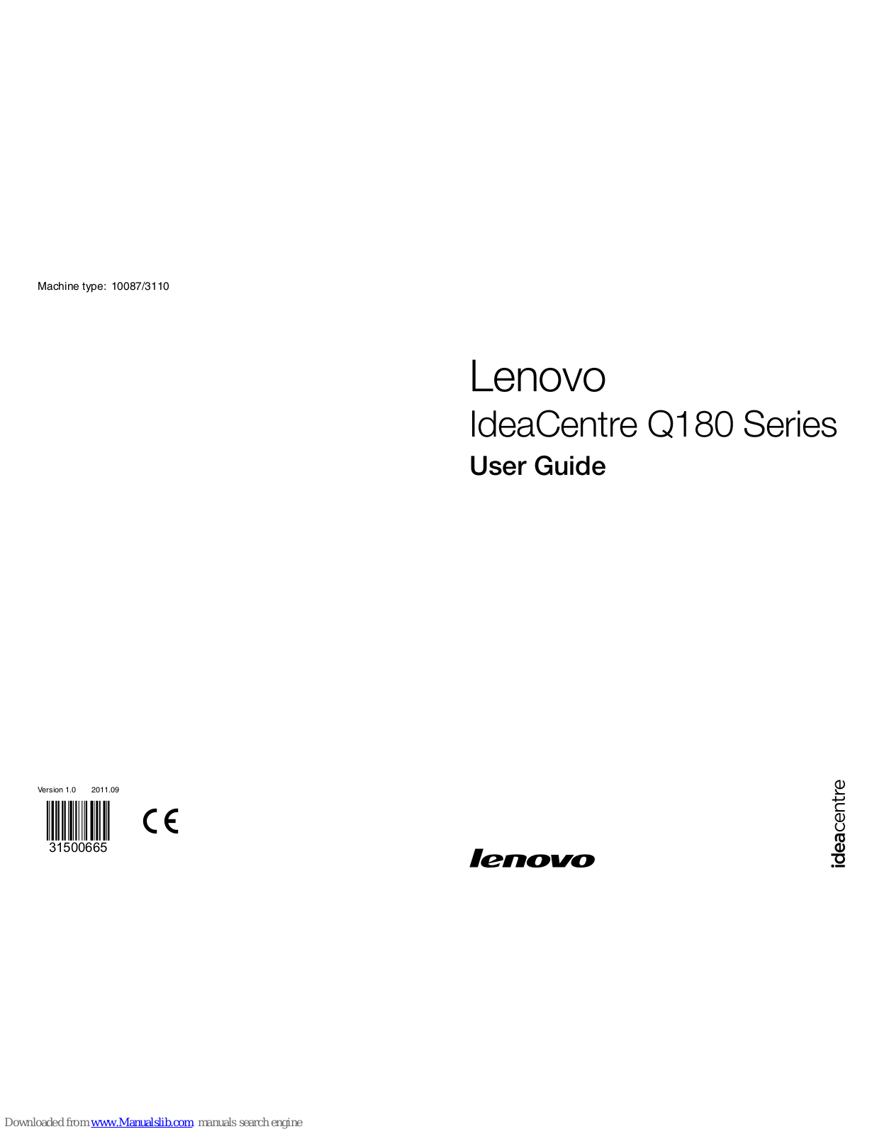 Lenovo Q180 Series User Manual