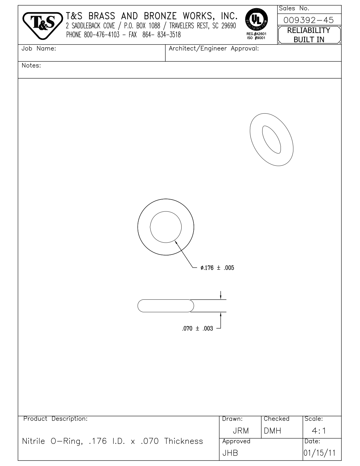 T&S Brass 009392-45 User Manual