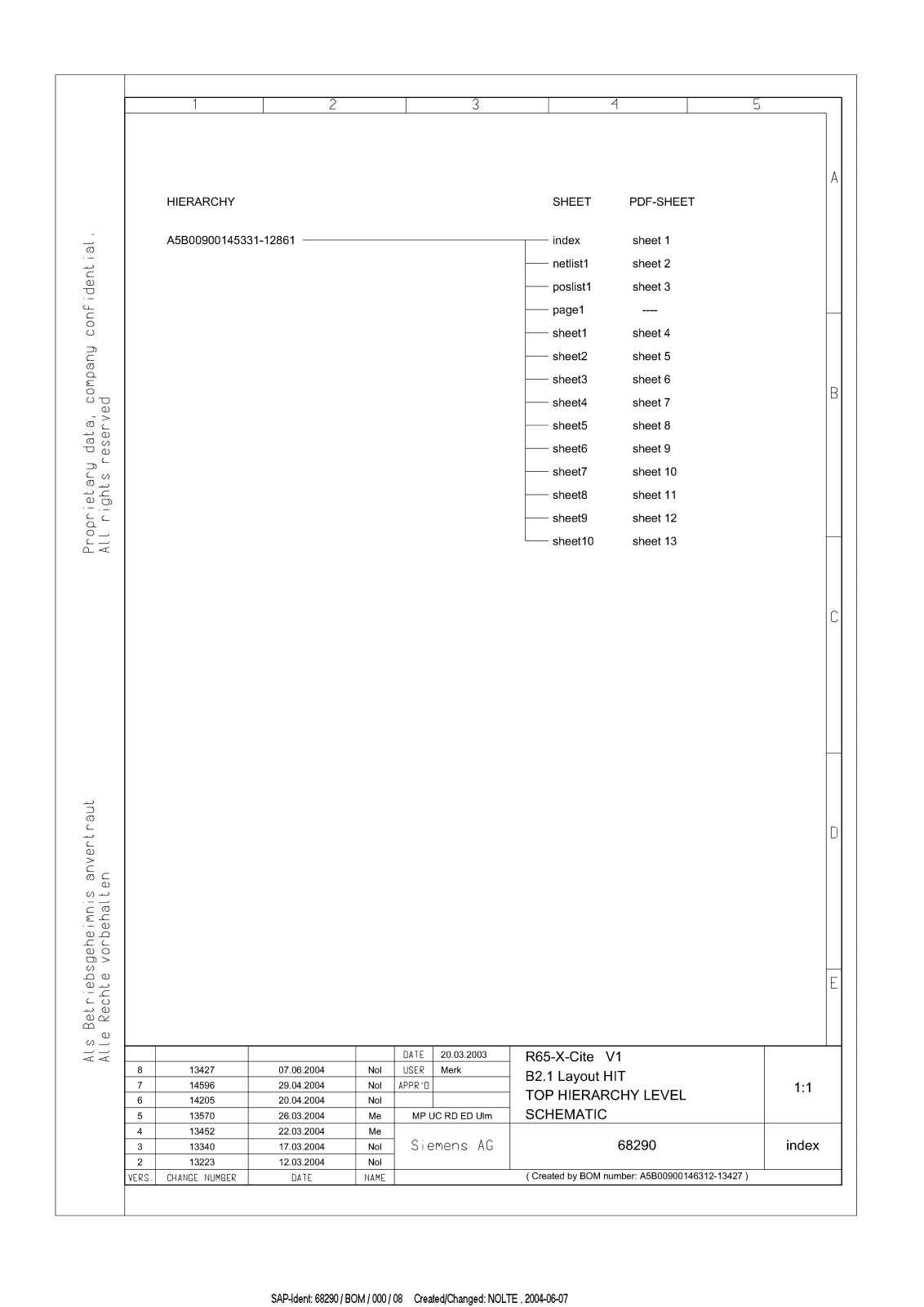 Siemens M65 Schematic