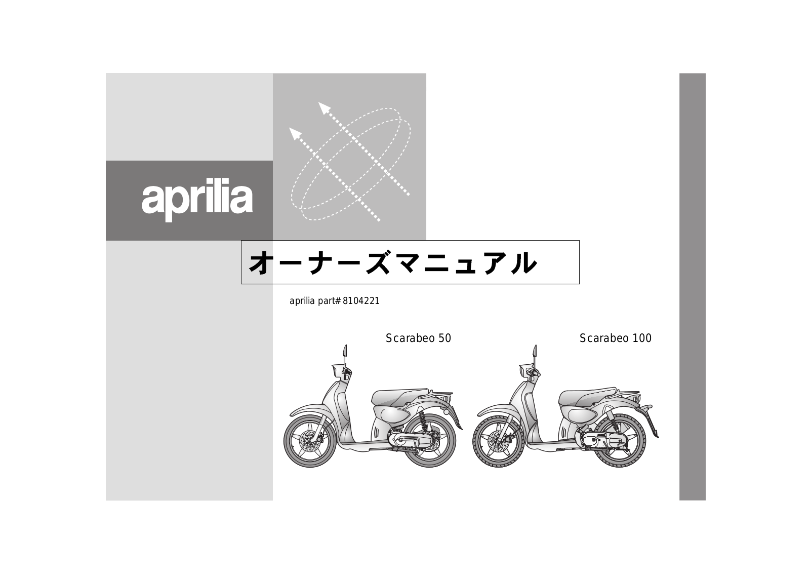 aprilia Scarabeo 50, Scarabeo 100 User Manual