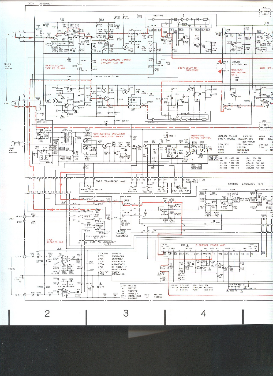 Pioneer DCZ-100 Schematic