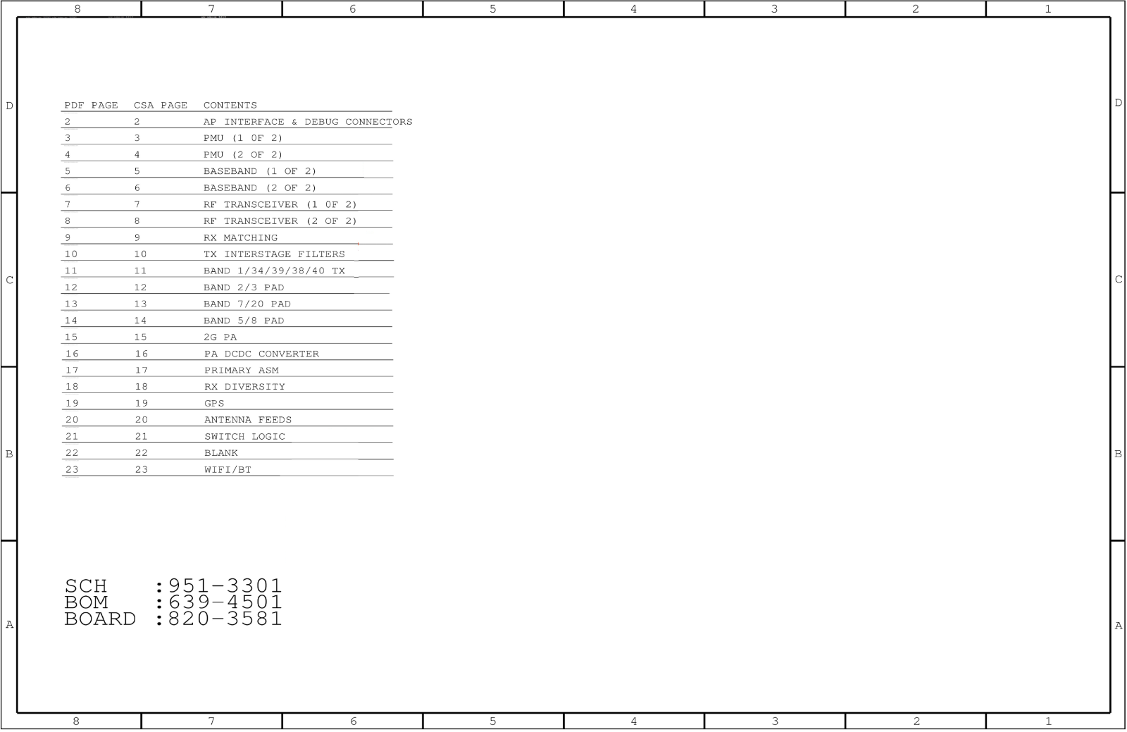 Apple iphone 5с schematics diagram