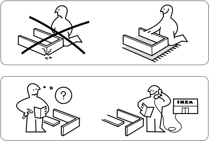 Ikea S39161488, S59161487, S79161486, S89012801, S99014376 Assembly instructions