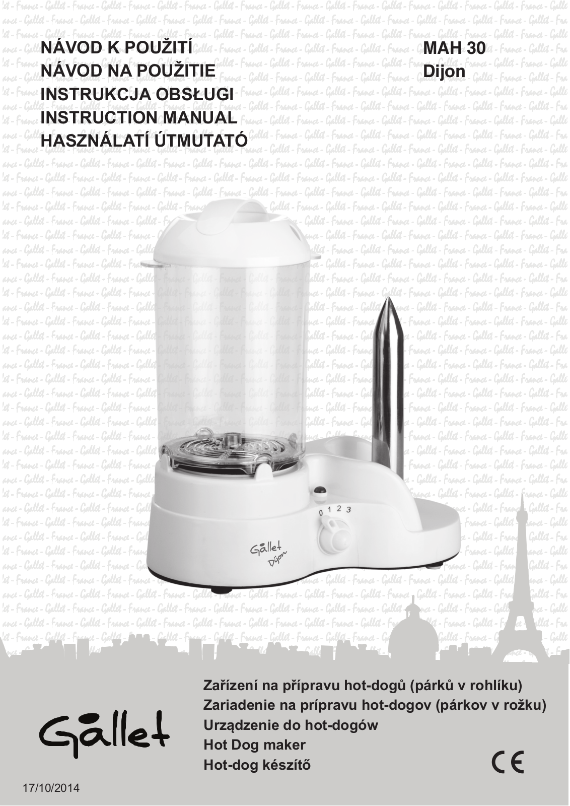 Gallet MAH 30 User Manual