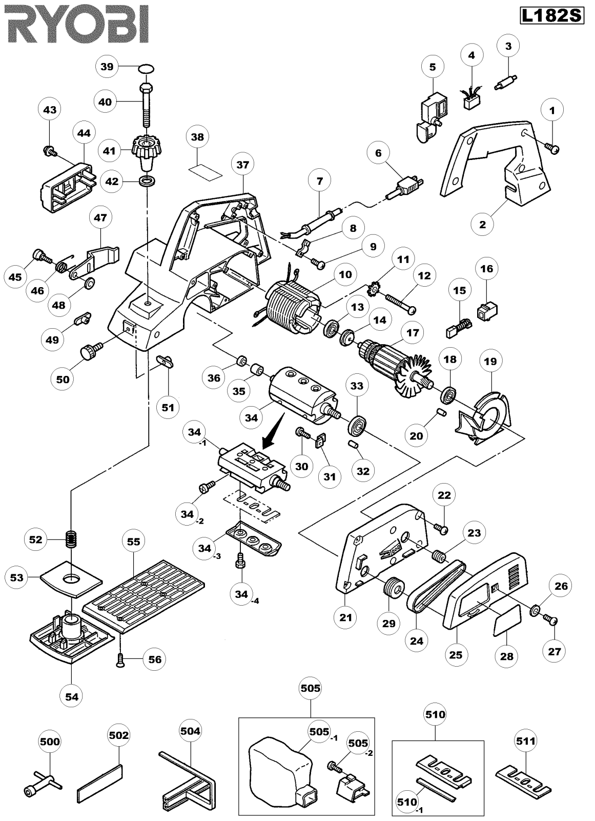 Ryobi L182S User Manual