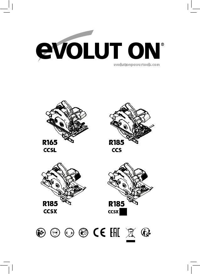 Evolution R185CCSX, R185CCS, R165CCSL User Manual