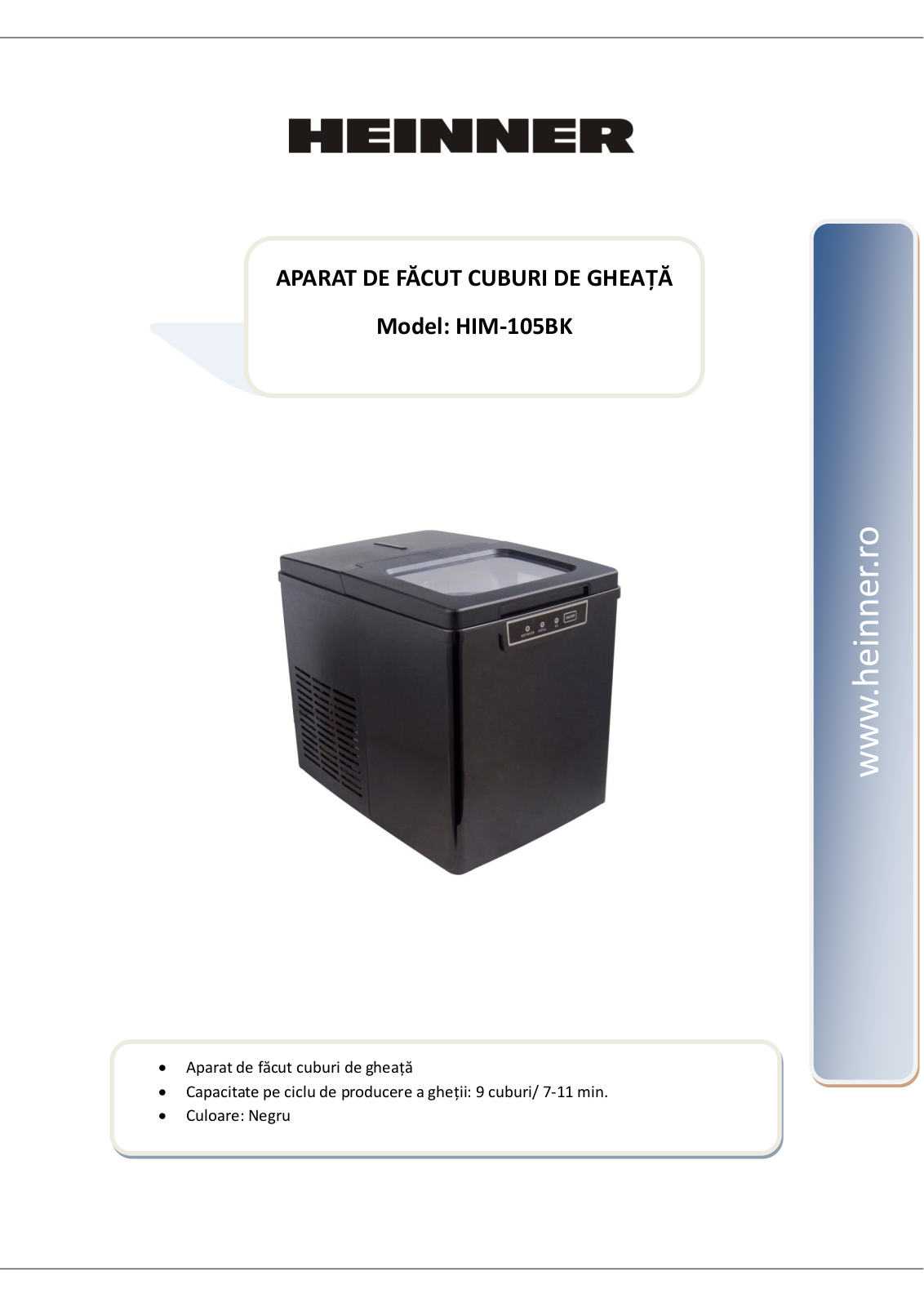 Heinner HIM-105BK User guide - ManualMachine.com