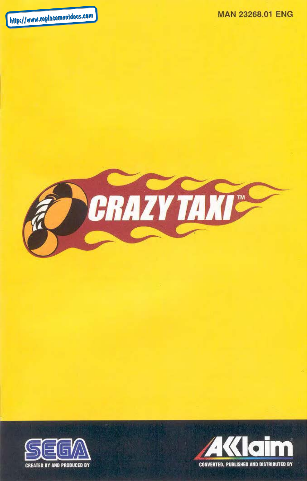 PlayStation 2 Crazy Taxi User Manual