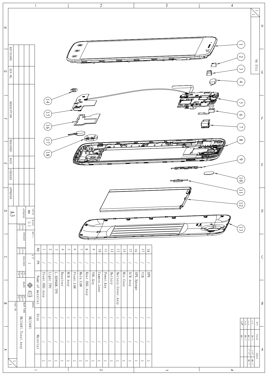 Explay A600 Service Manual